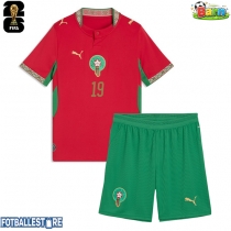 Marokko Youssef En-Nesyri #19 Hjemmedraktsett Barn VM 2026 Kortermet (+ Korte bukser)